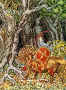 Ivan Bilibin Ilya Muromets and Nightingale the Robber oil painting artist